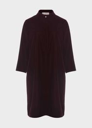 Velvet Marciella Dress, Wine Red, hi-res