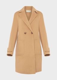 Alexandra Wool Blend Coat, Camel, hi-res