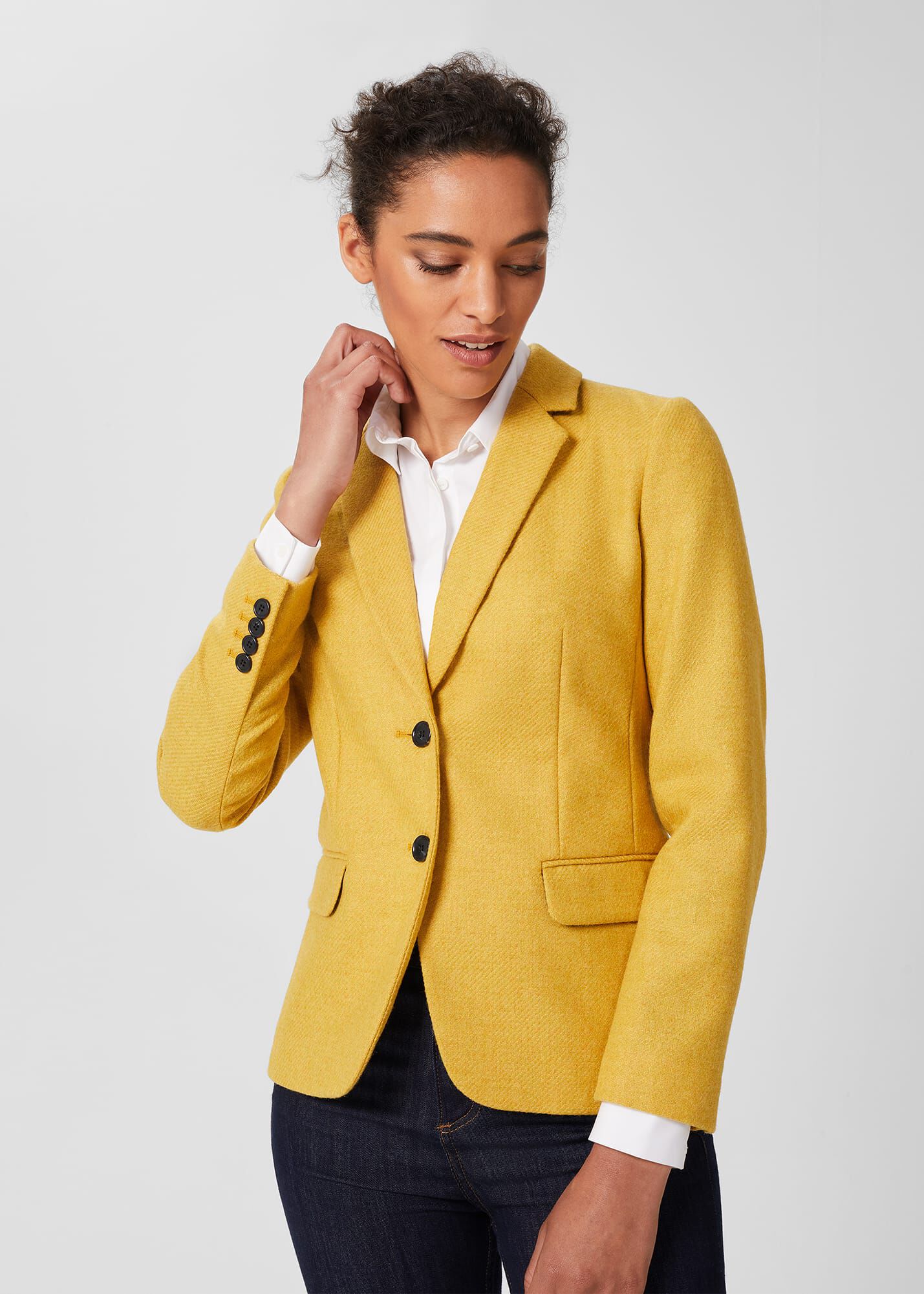Ochre blazer womens shop