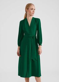 Magnolia Dress, Green, hi-res