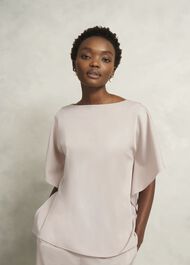 Delora Blouse, Oyster, hi-res