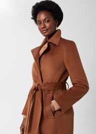 Livia Wool Coat, Vicuna, hi-res