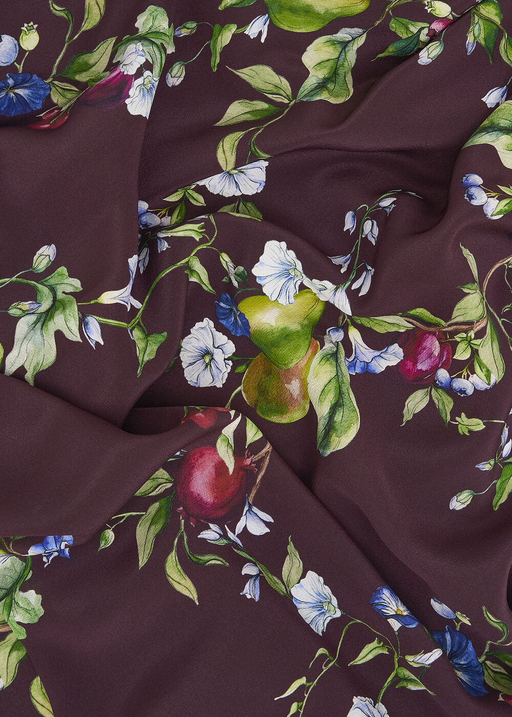 Iford Silk Dress, Onyx Red Multi, hi-res