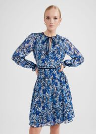 Sasha Dress, Blue Multi, hi-res