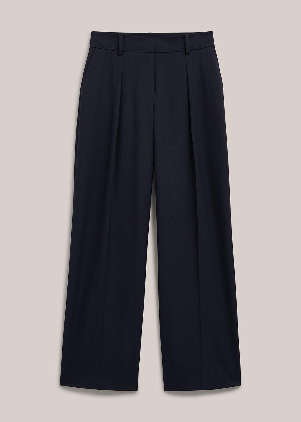 Dannie Wide Leg Trousers, Hobbs Navy, hi-res