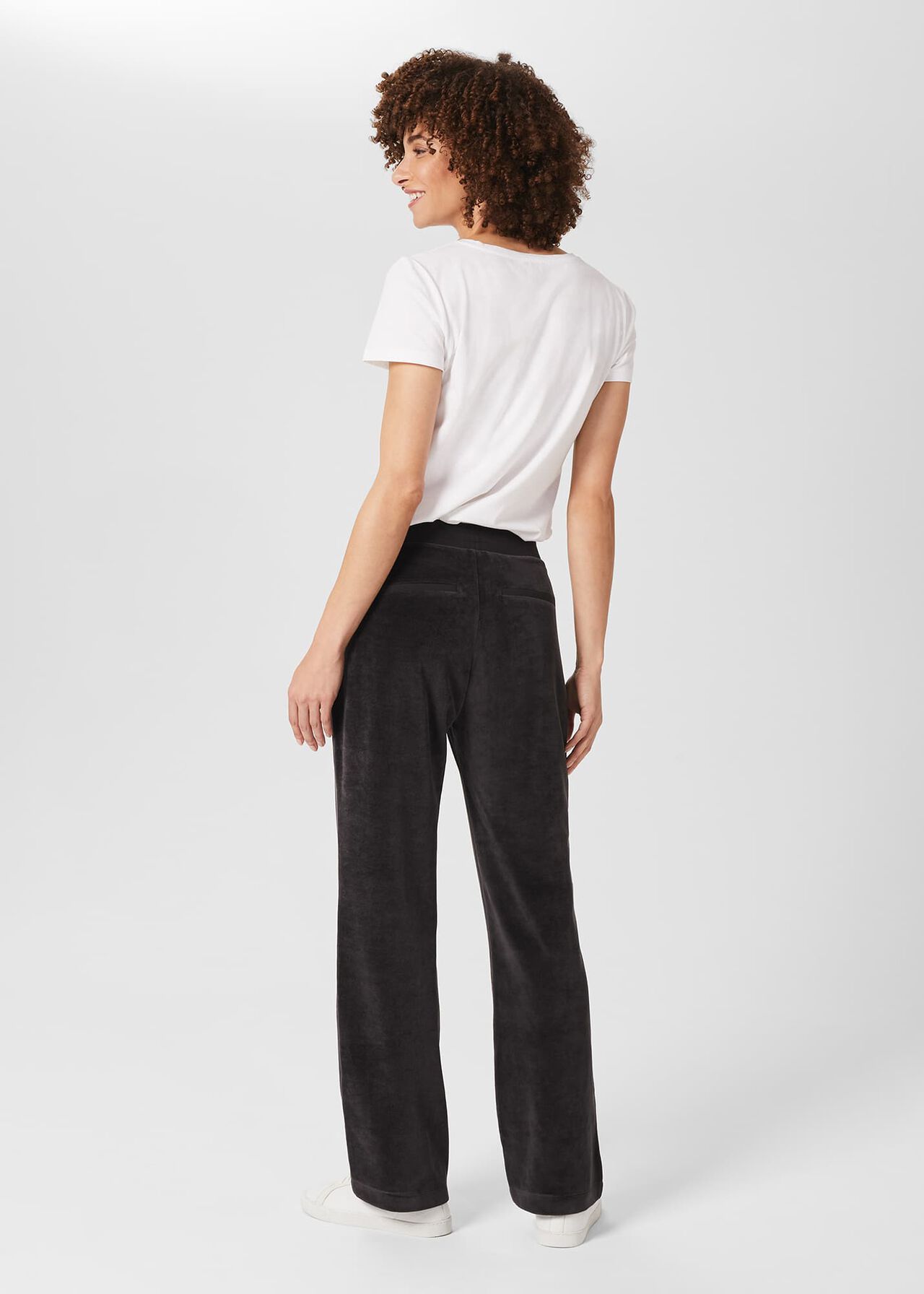 Harlow Trousers, Charcoal Grey, hi-res