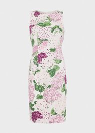 Fiona Floral Dress, Ivory Multi, hi-res