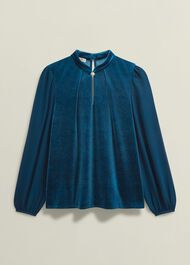 Rosalie Top, Riverside Blue, hi-res