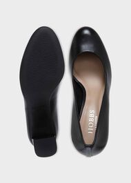 Sonia Court Shoes, Black, hi-res