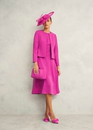 Eliana Dress, Bright Pink, hi-res