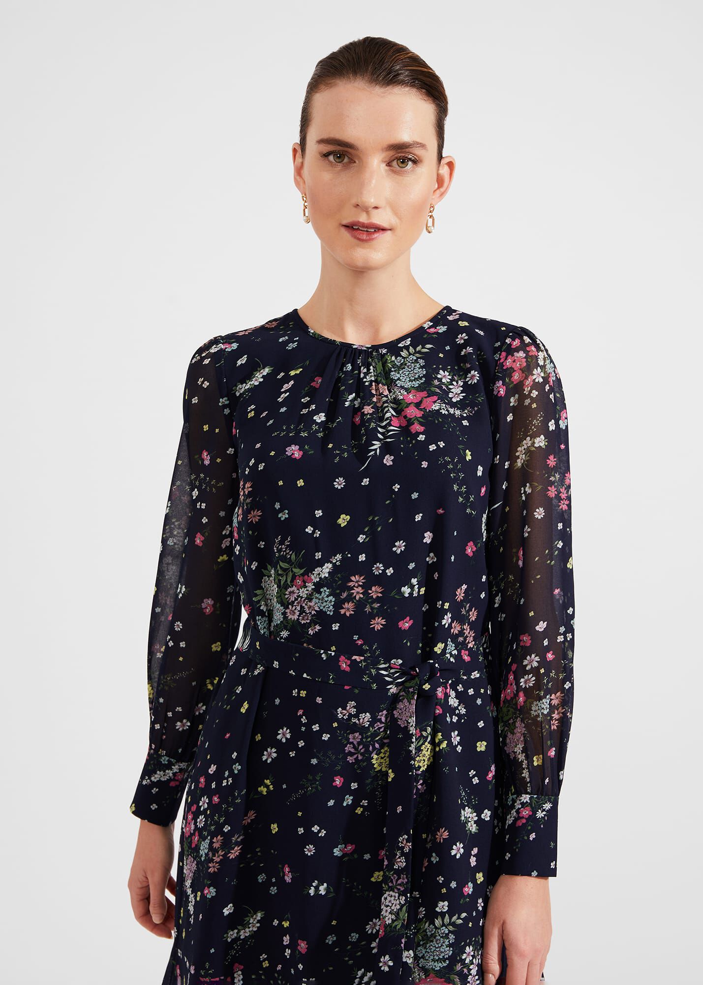 Hobbs frances dress navy deals