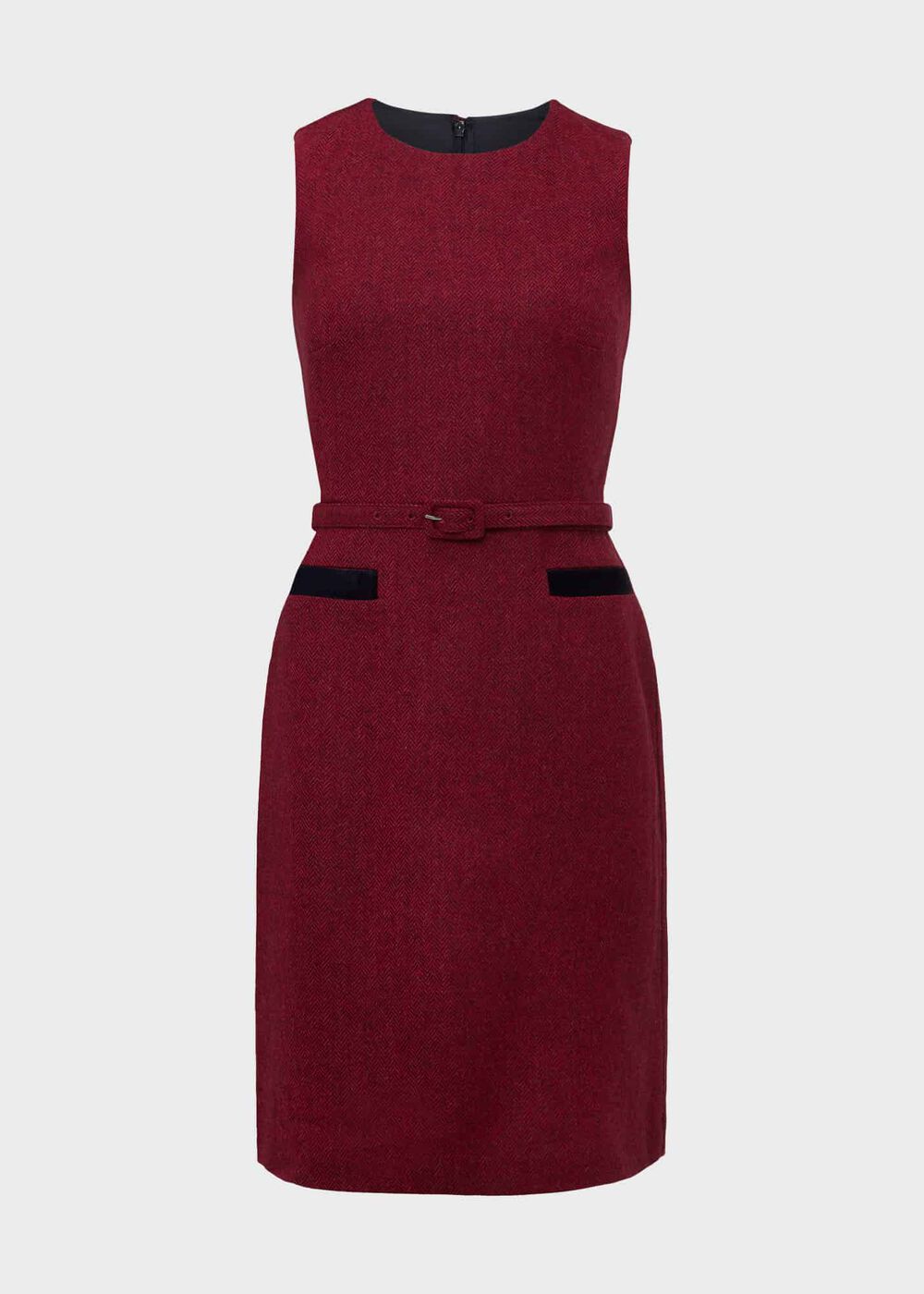Diane Wool Dress, Pink Multi, hi-res