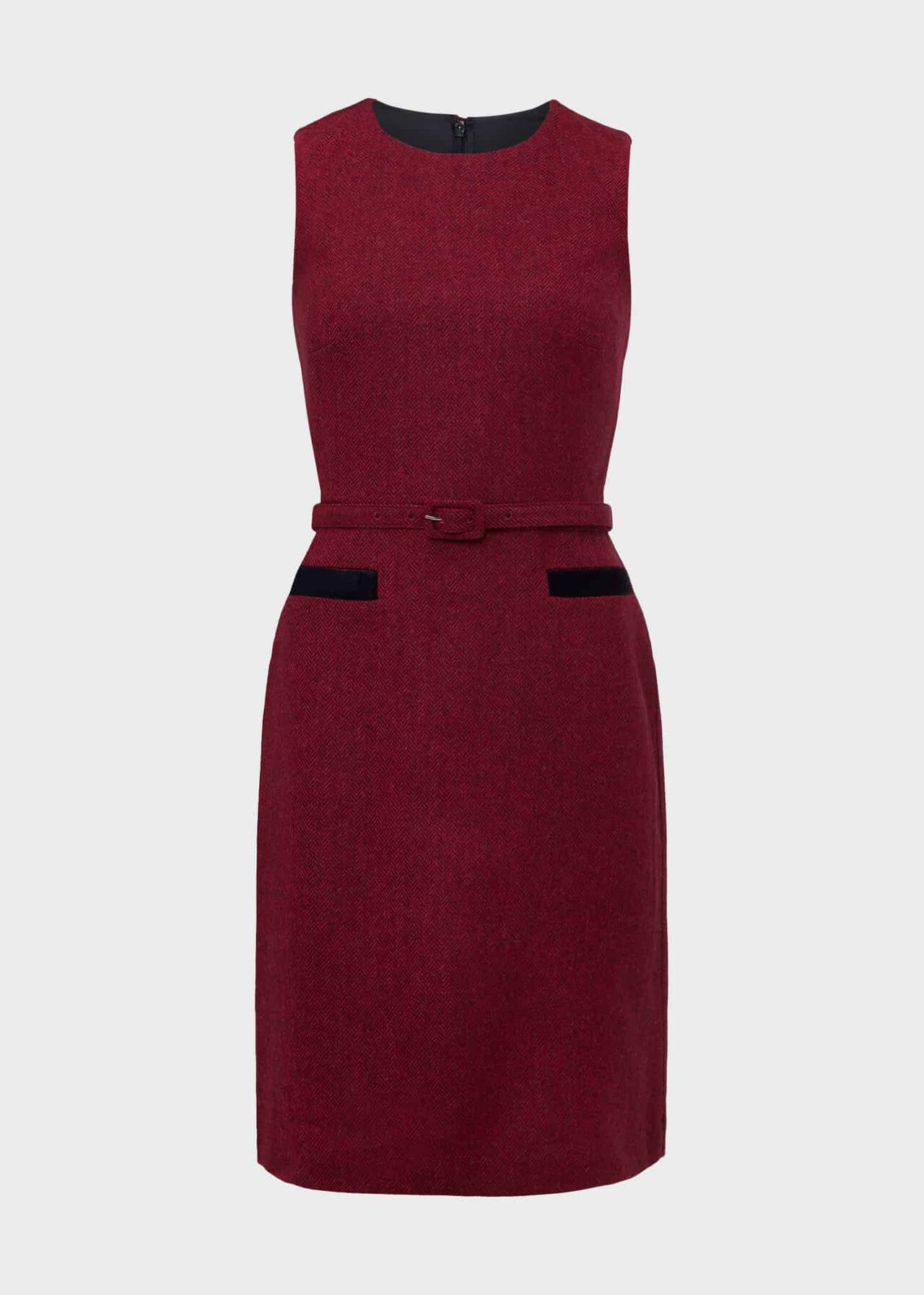 Diane Wool Dress, Pink Multi, hi-res