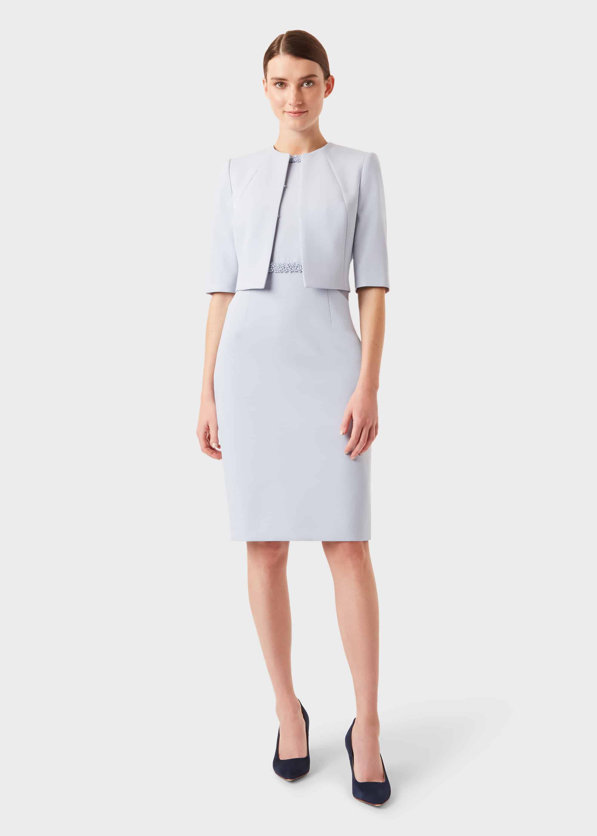 Hobbs duck egg blue dress deals