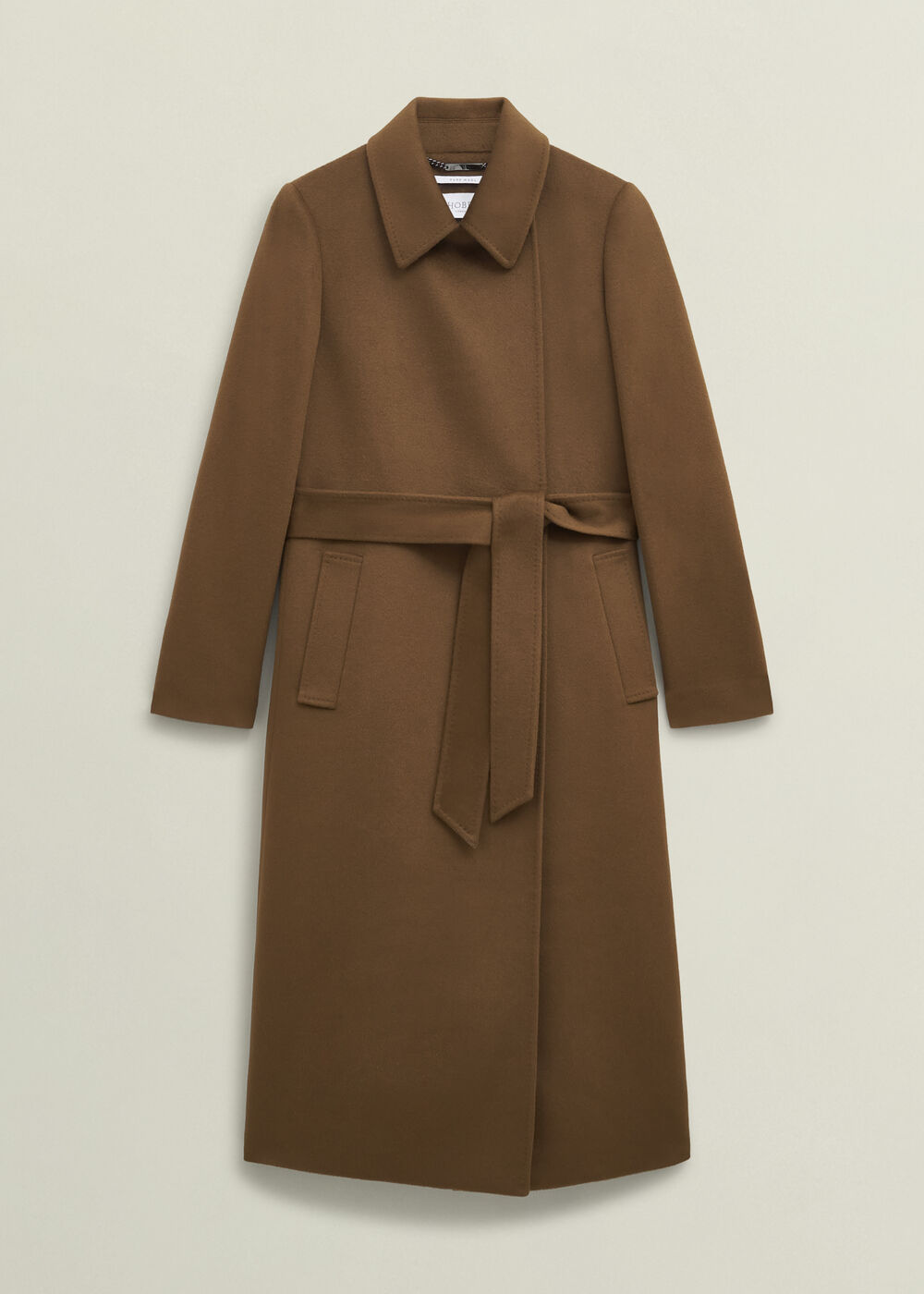 Petite Livia Wool Coat, Vicuna, hi-res