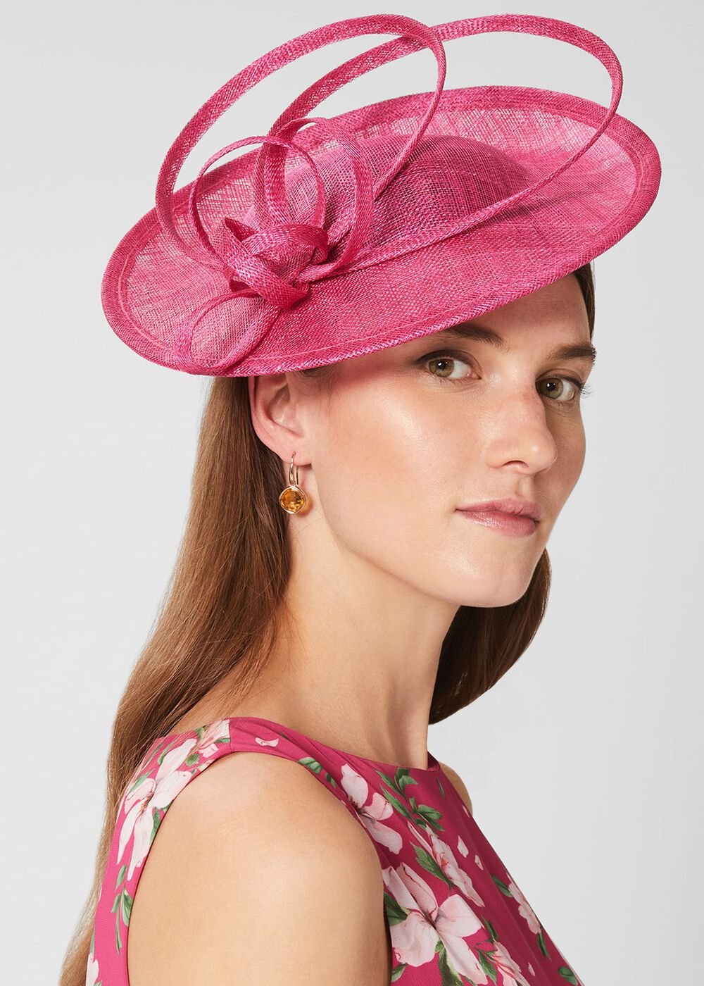 Shona Fascinator, Fiesta Pink, hi-res