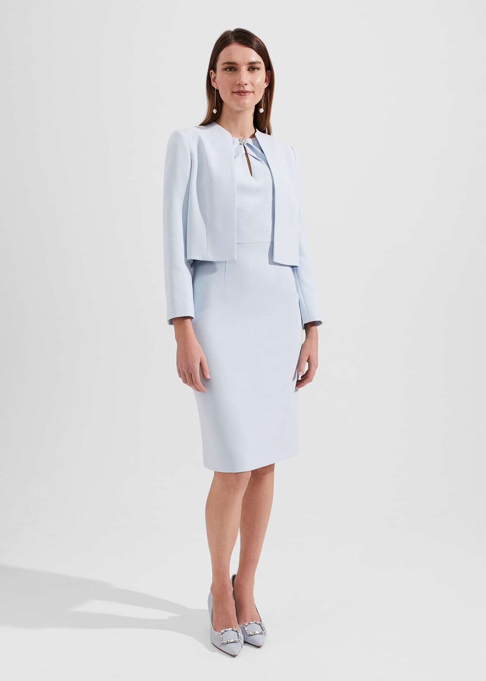 Lucinda Court Shoes, Ice Blue, hi-res