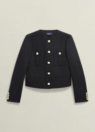 Sinclair Jacket With Wool, Black, hi-res