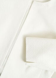 Elize Textured Jacket, Ivory, hi-res