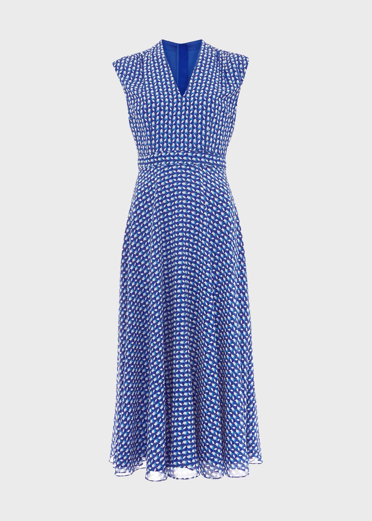 Hailey Midi Dress, Blue Multi, hi-res