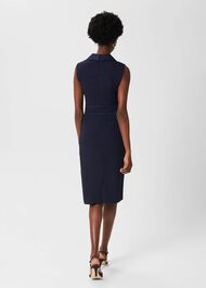 Kara Tux Shift Dress, Midnight Navy, hi-res