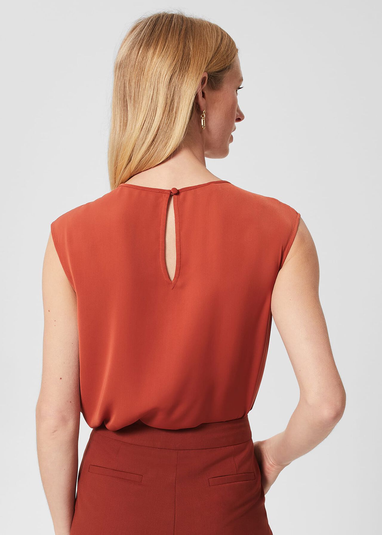 Violetta Blouse, Pecan, hi-res