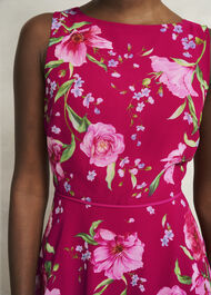 Carly Dress, Pink Multi, hi-res