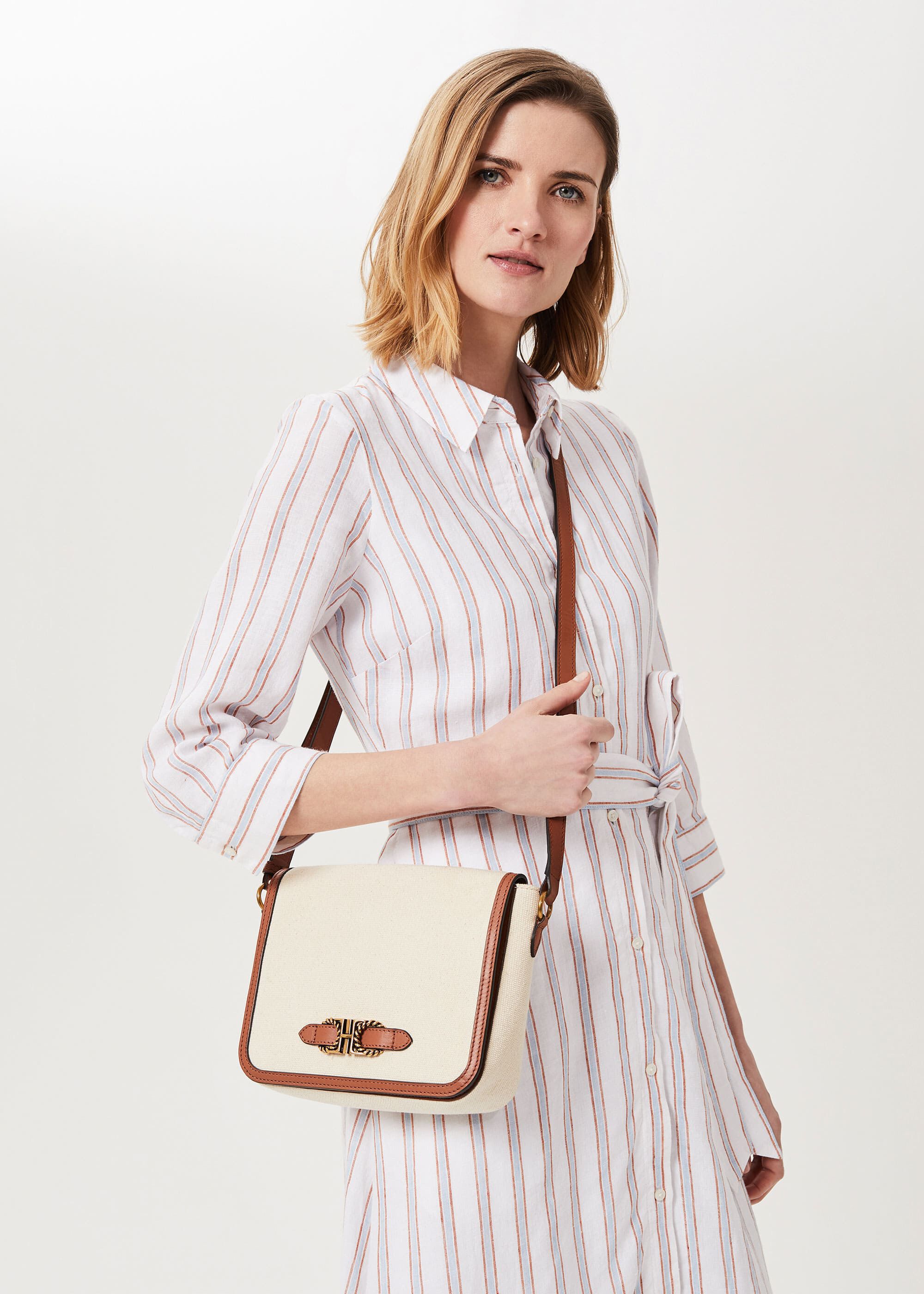 Canvas crossbody bag outlet