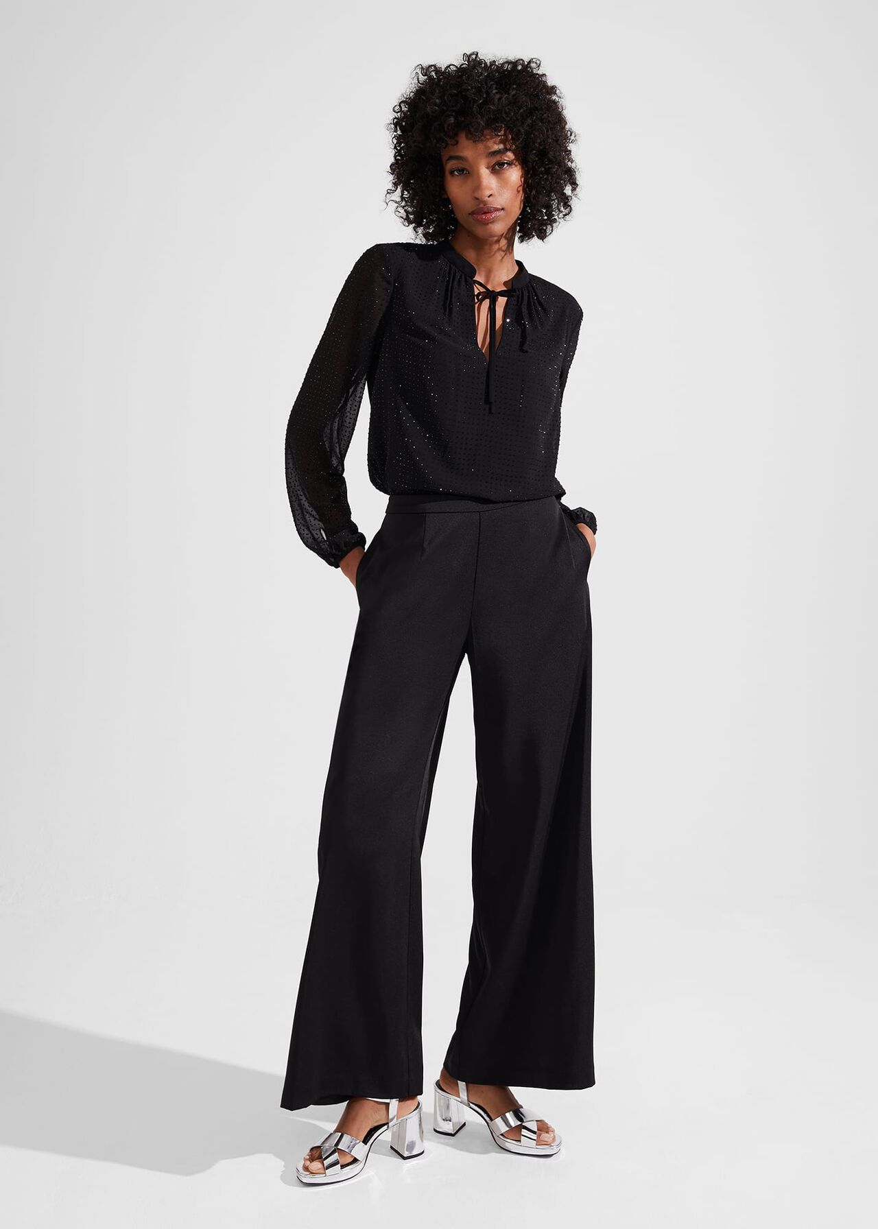 Buy In The Style Black Lorna Luxe Contour Pu Panel Skinny Trouser from Next  Lithuania