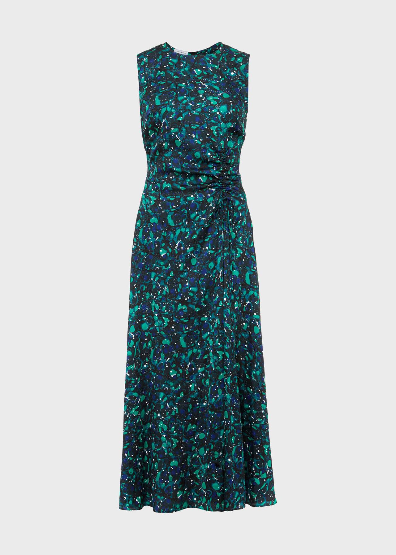 Kennedy Fit And Flare Dress, Navy Multi, hi-res