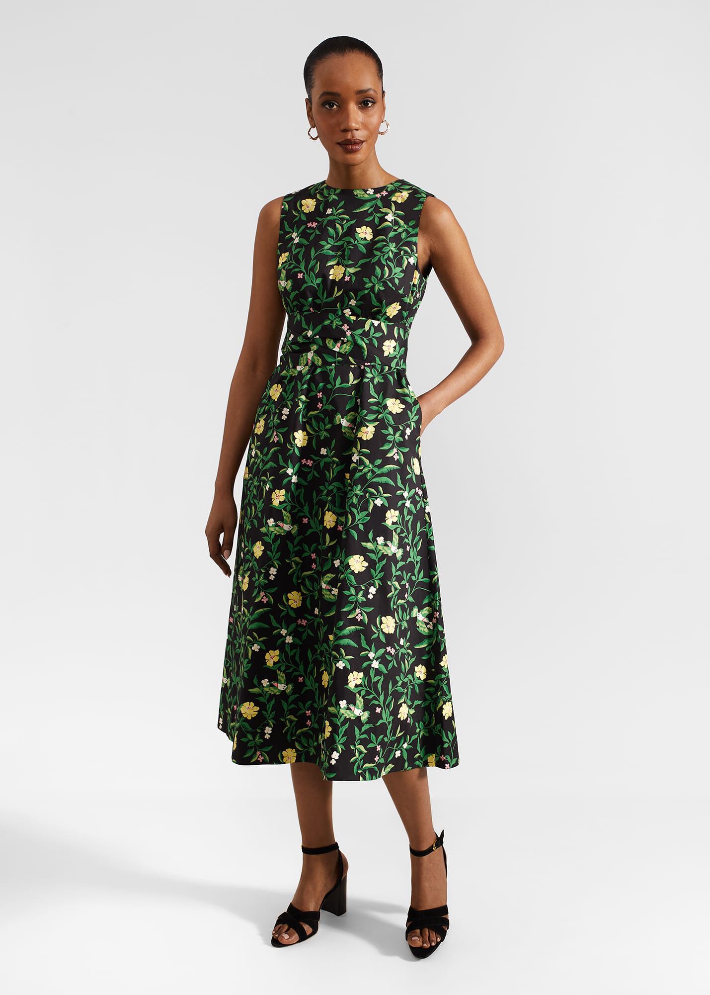 英国発【Hobbs London】Taniaタイフロントミディドレス 英国発【Hobbs London】Taniaタイフロントミディドレス (Hobbs