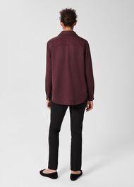 Adley Overshirt, Burgundy, hi-res