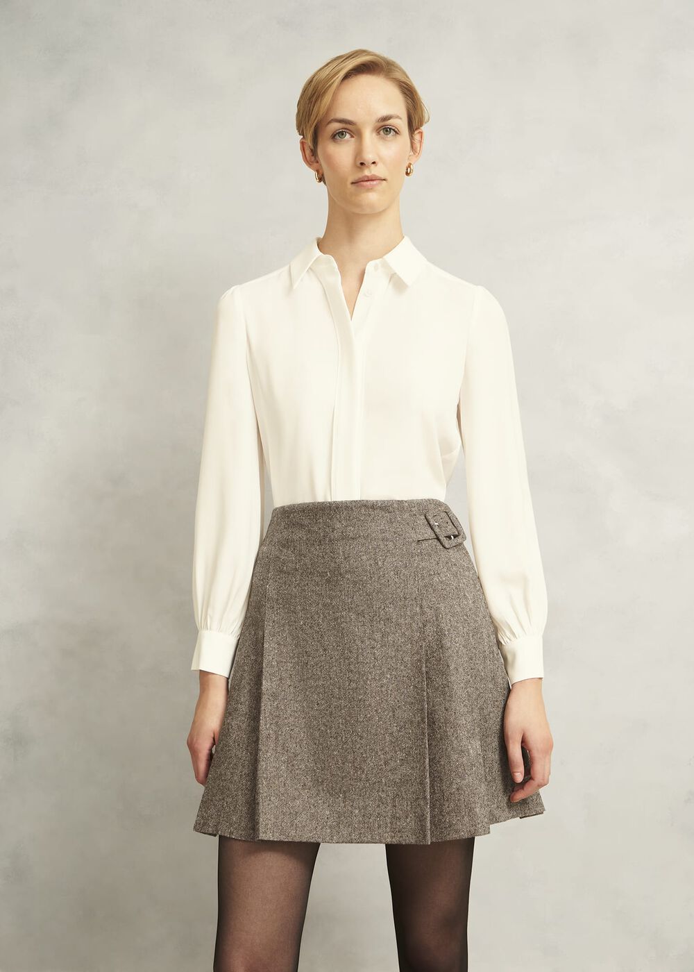 Elvie Skirt, Brown Multi, hi-res