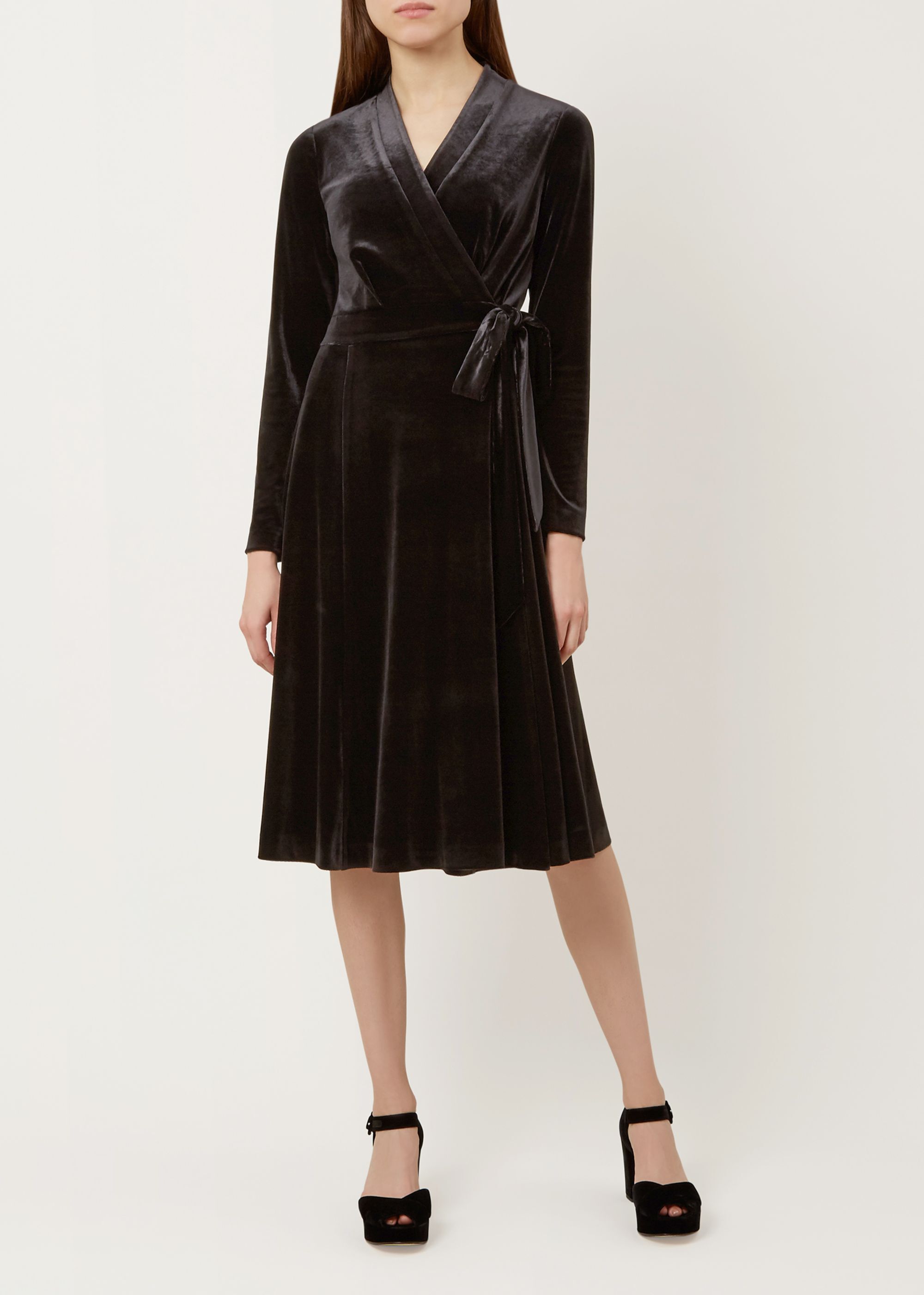 hobbs velvet dress