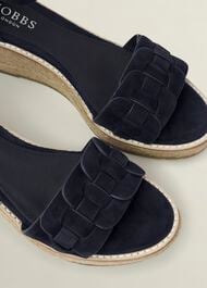 Francis Suede Espadrilles, Hobbs Navy, hi-res