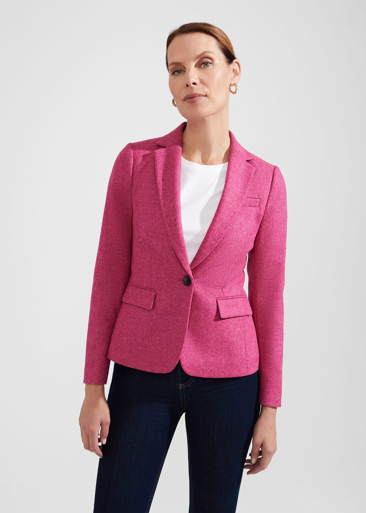 Petite Blake Wool Jacket, Florentine Pink, hi-res