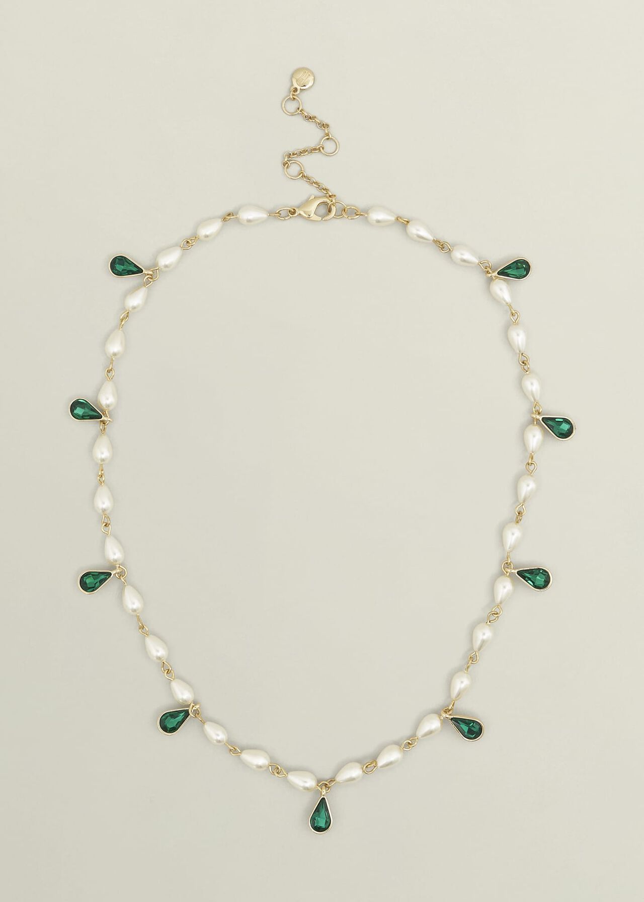 Laurie Necklace, Gold Green, hi-res