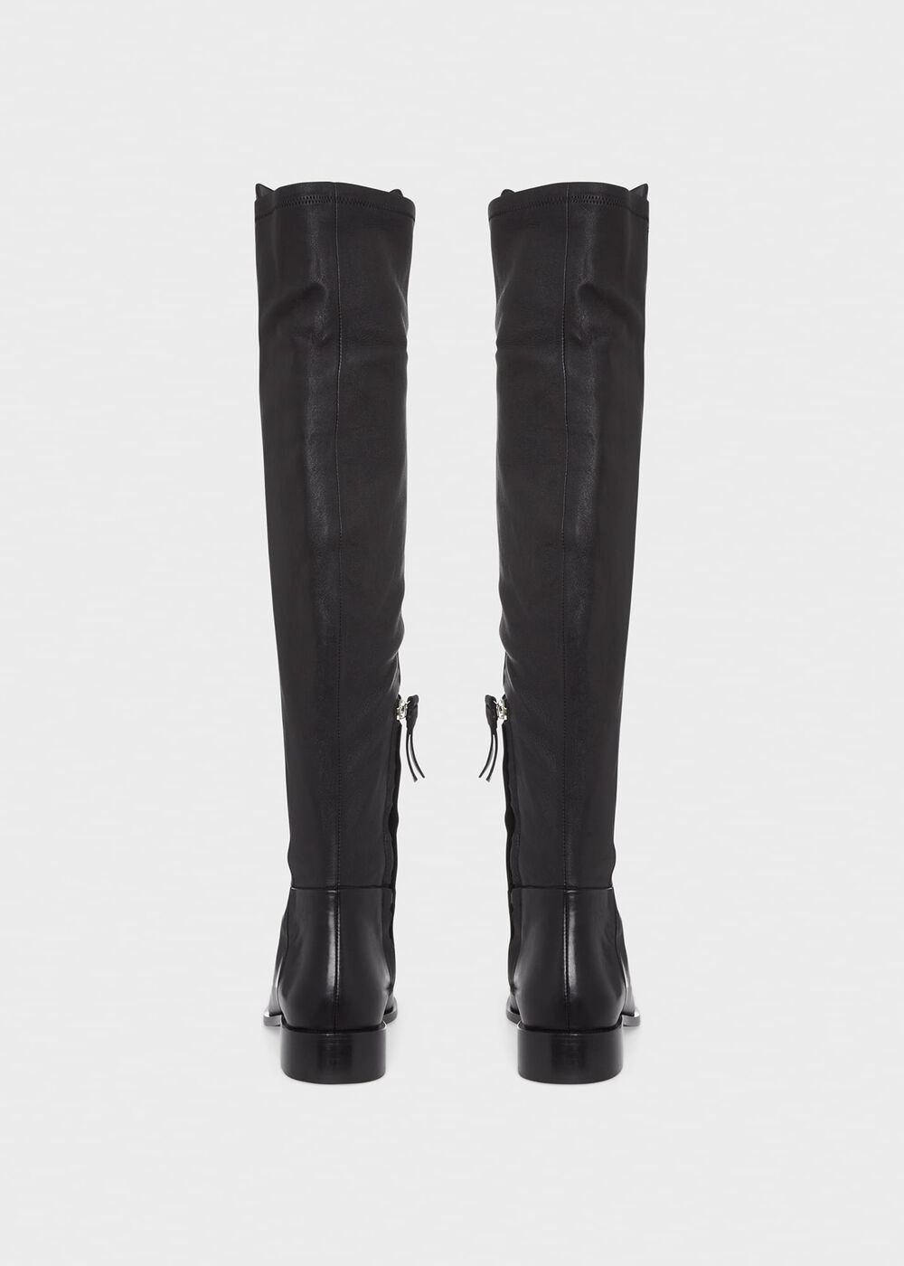 Zadie Knee Boots, Black, hi-res