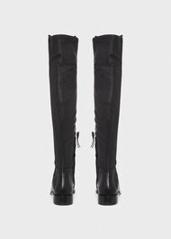 Zadie Knee Boots, Black, hi-res