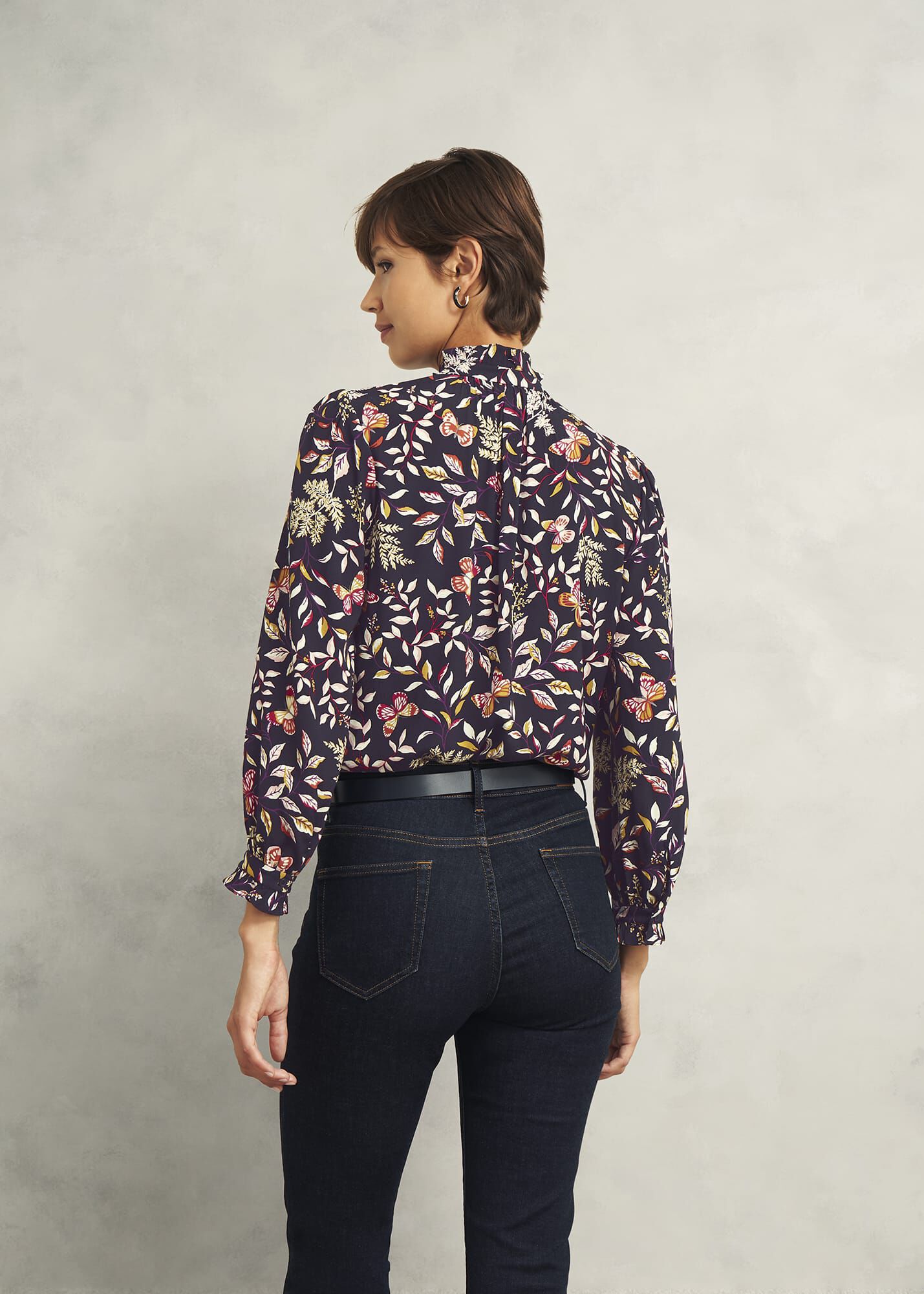 Pintuck Blouse - Celestial Dot Black | NYDJ
