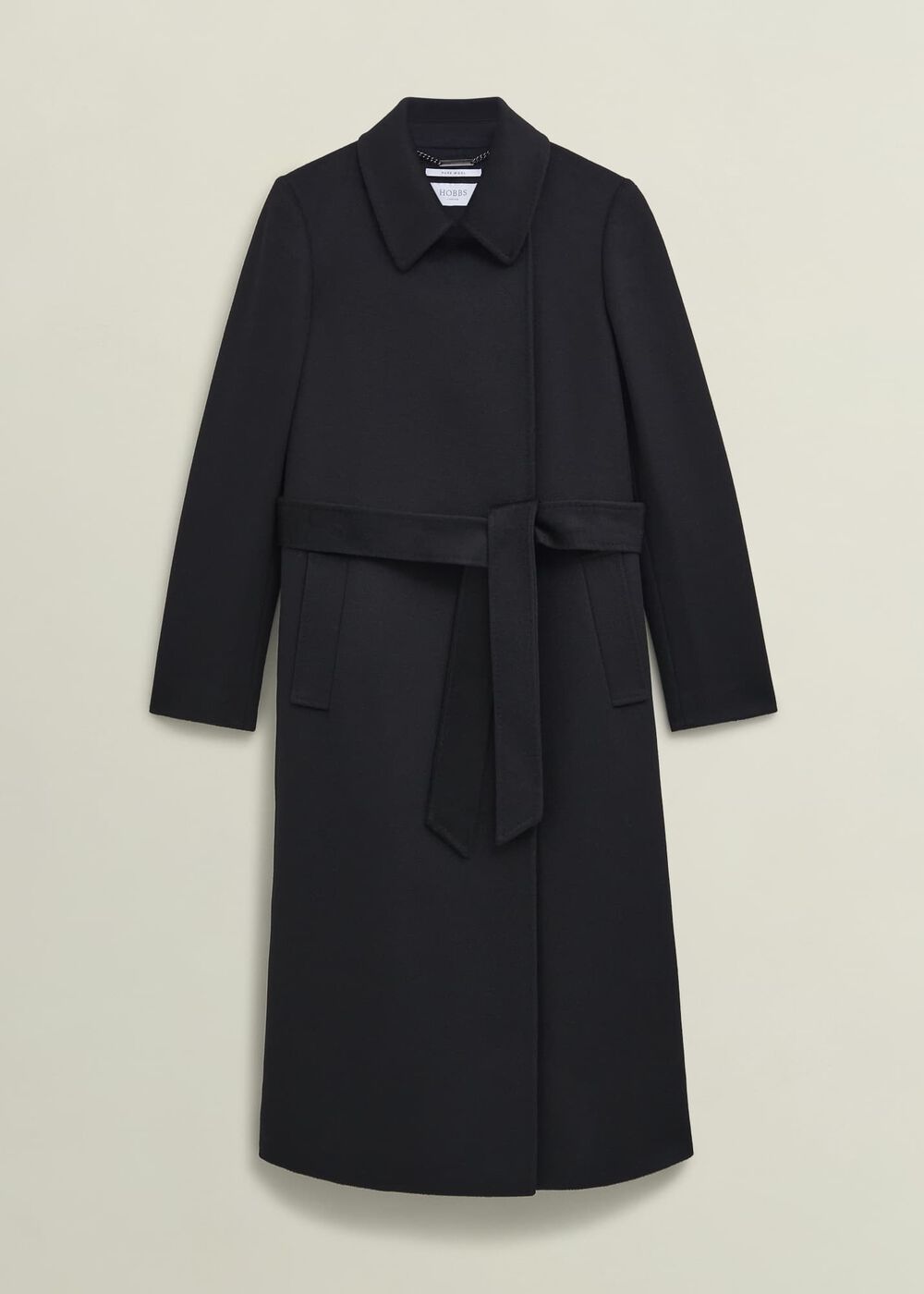 Livia Wool Coat, Black, hi-res