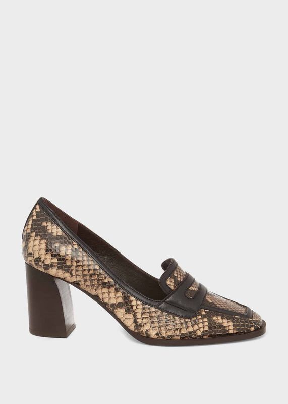 Niamh Leather Court Shoes