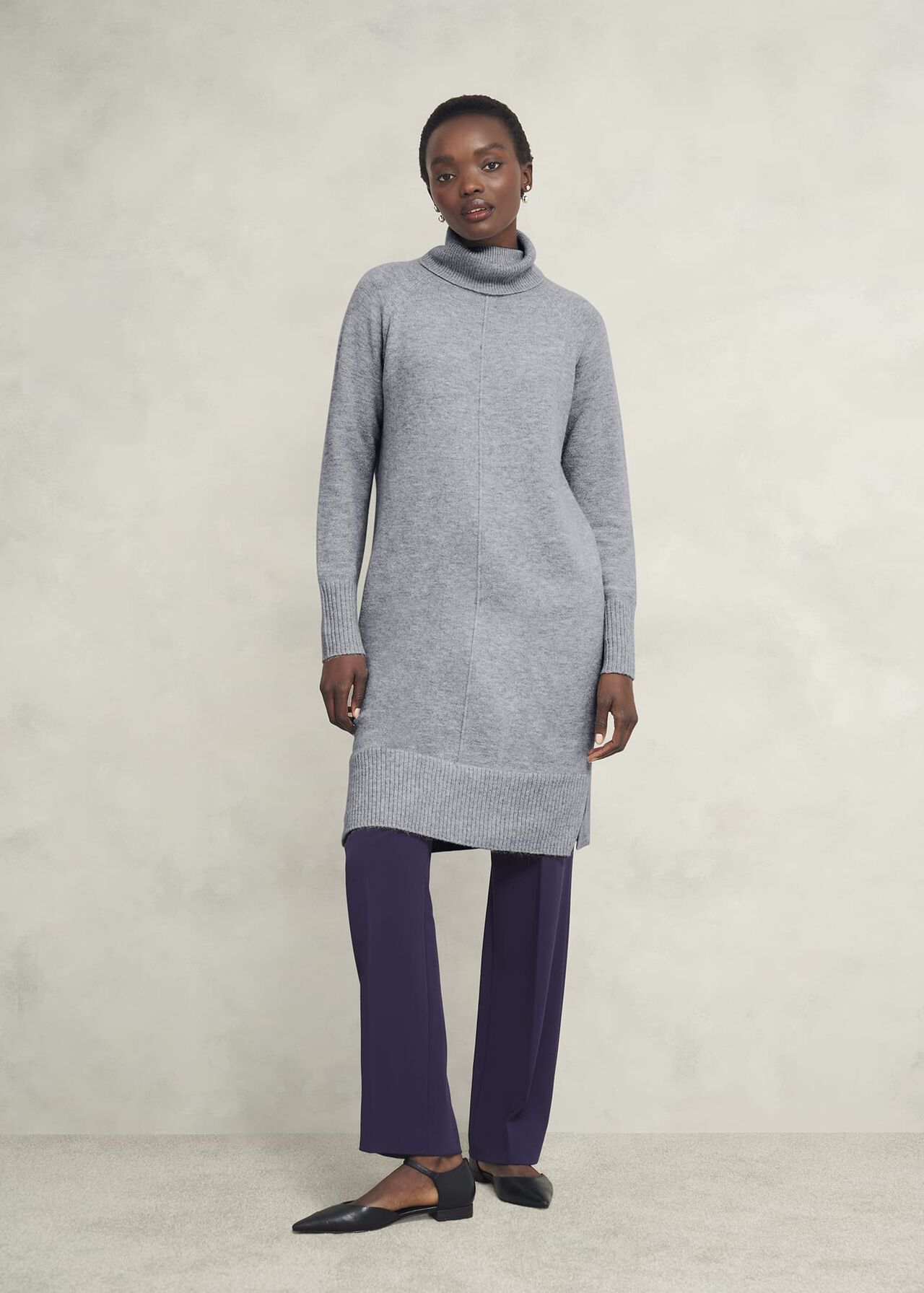 Hobbs Nessa Knitted Dress With Alpaca