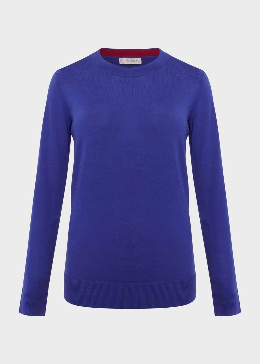 Penny Merino Wool Jumper, Rich Cobalt, hi-res