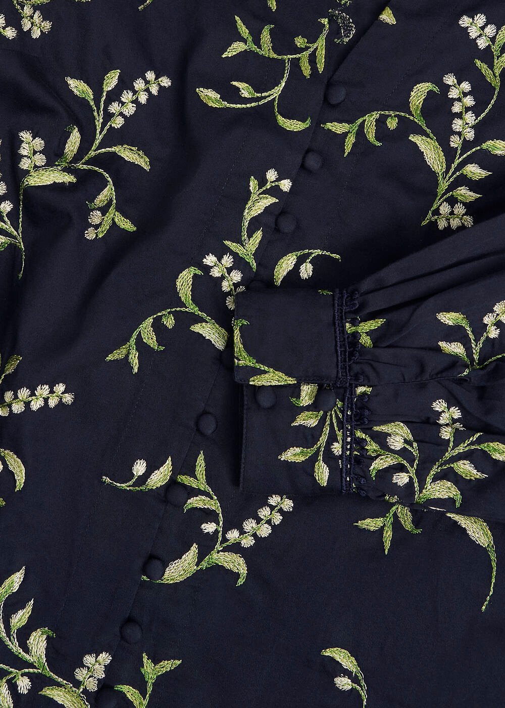 Annie Floral Embroidered Top, Midnight Multi, hi-res