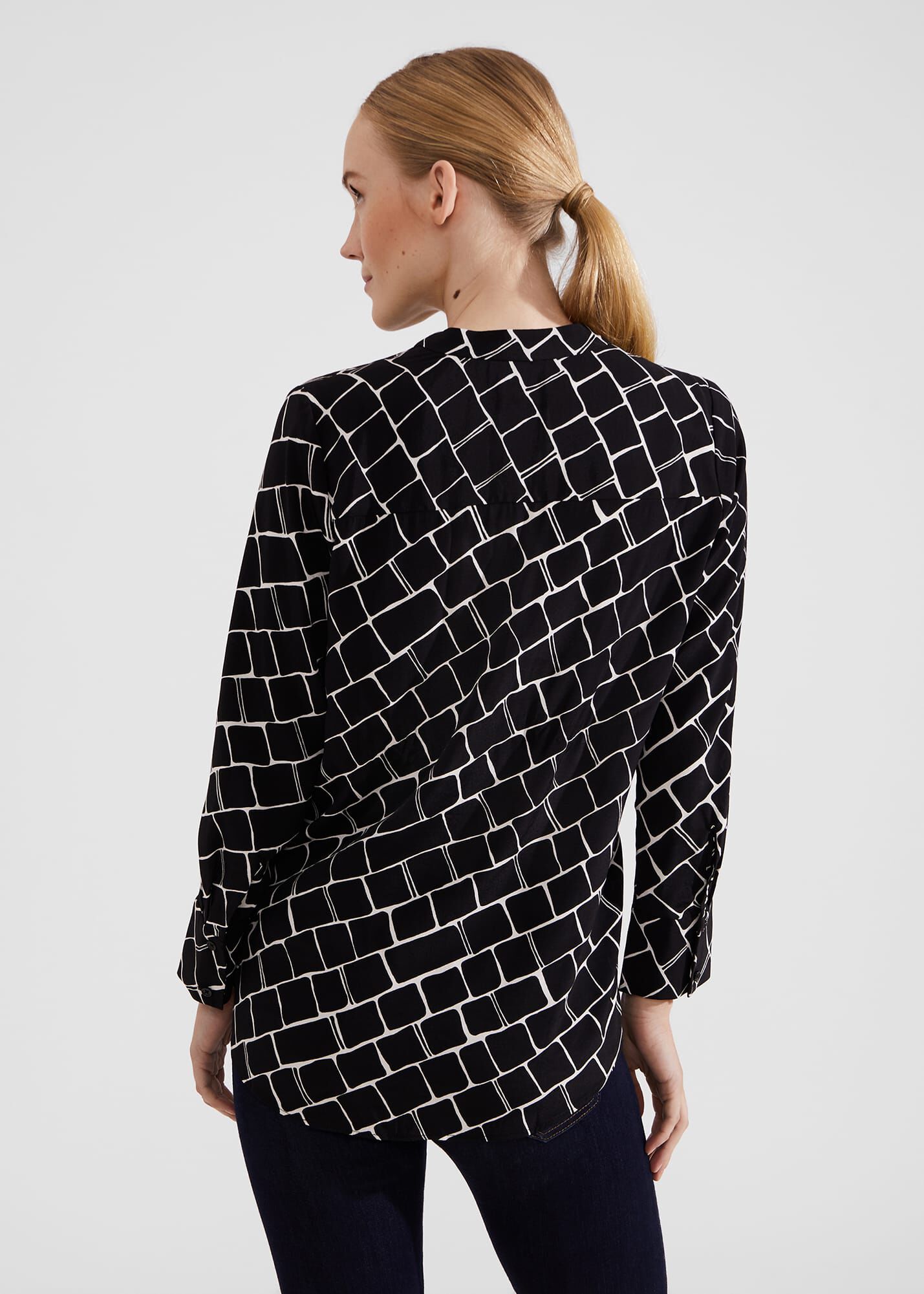 marno Bianca blouse（NAVY） Maeva Blouse | Hobbs US |