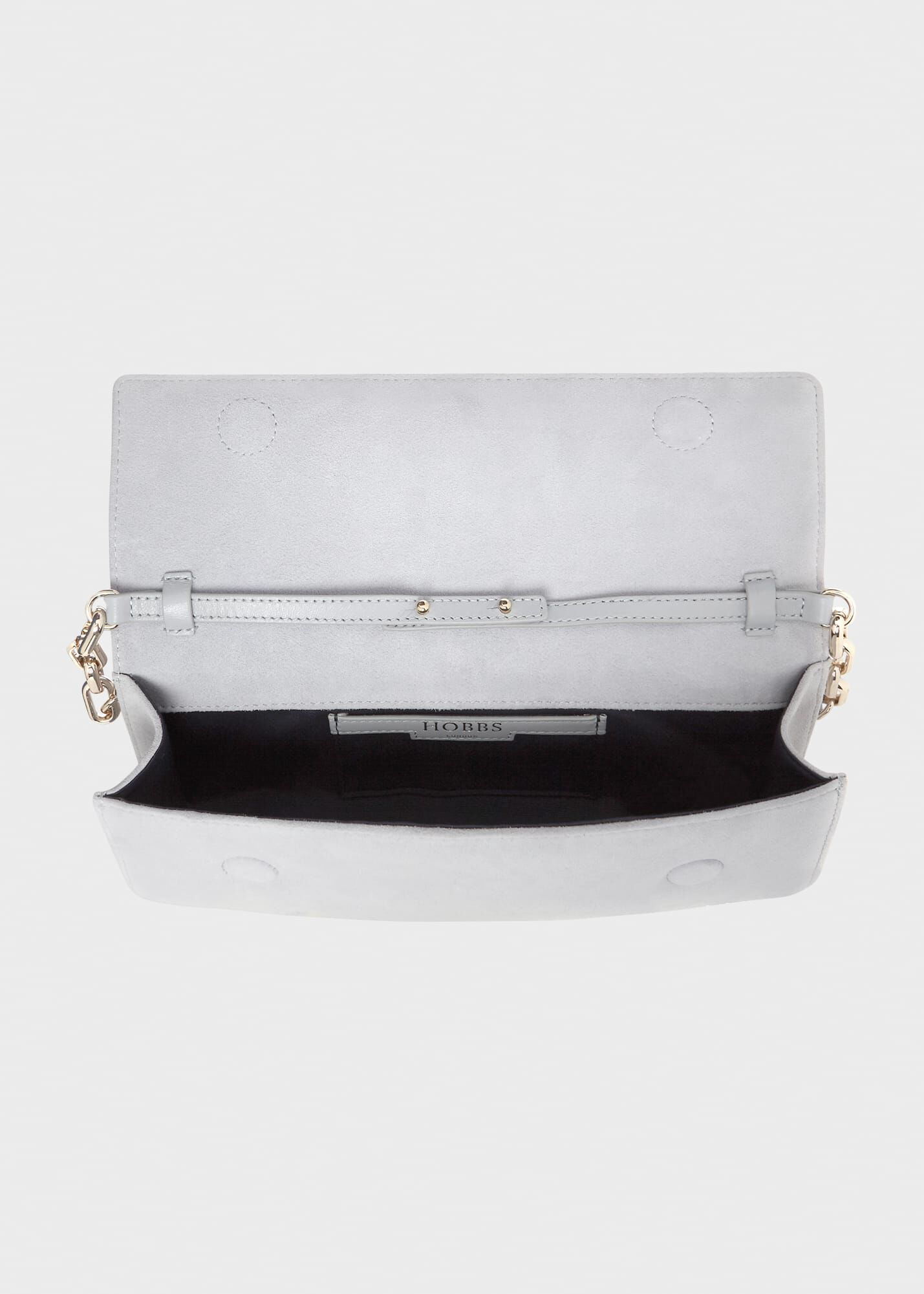 Evesham Suede Clutch Bag