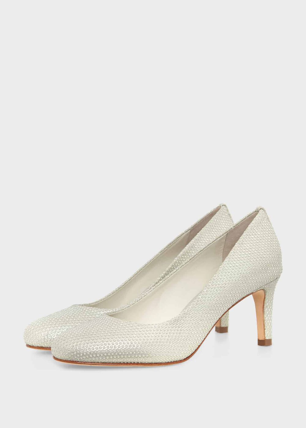 Lizzie Court Shoes, Champagne, hi-res