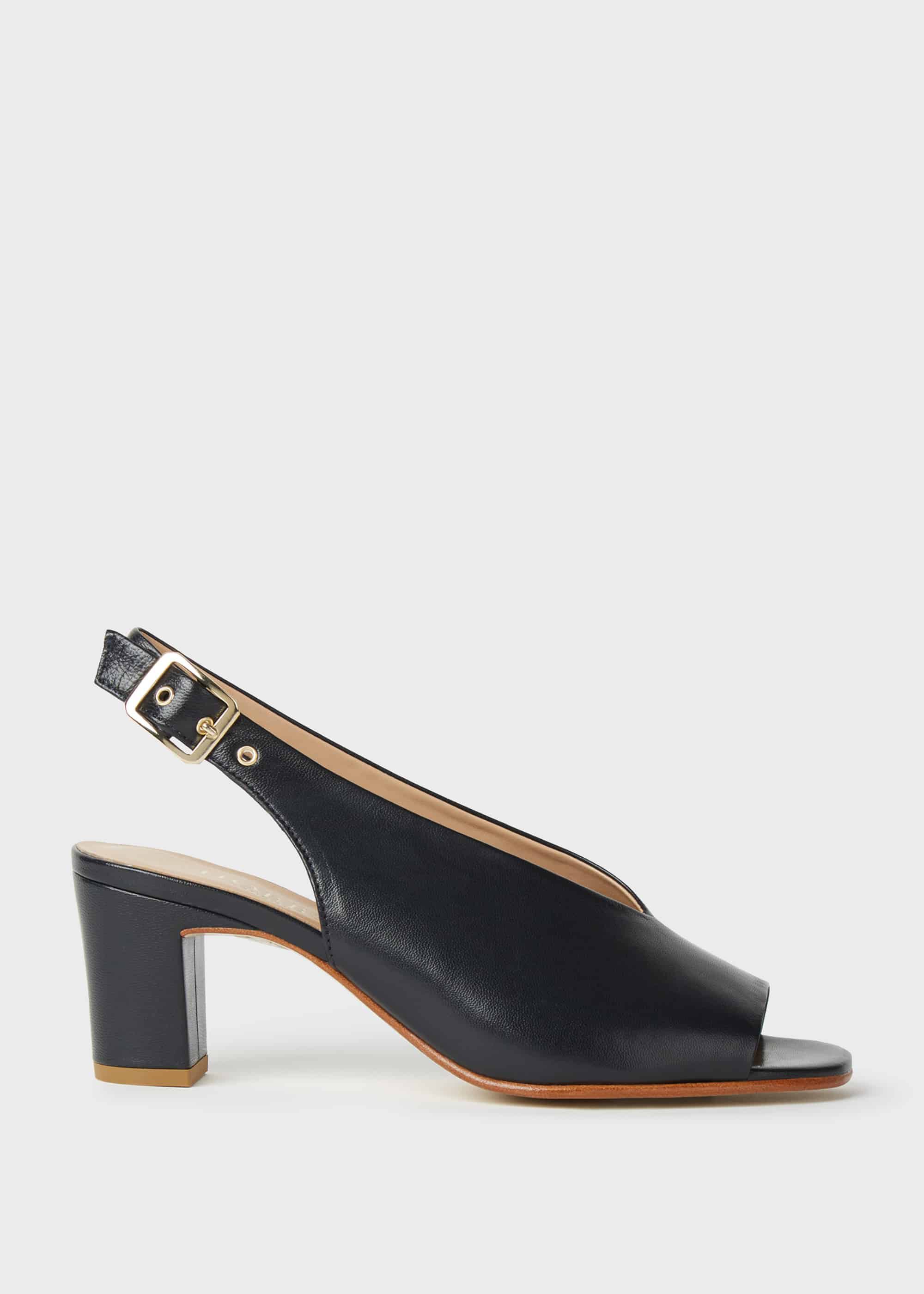 Kali Leather Block Heel Sandals | Hobbs