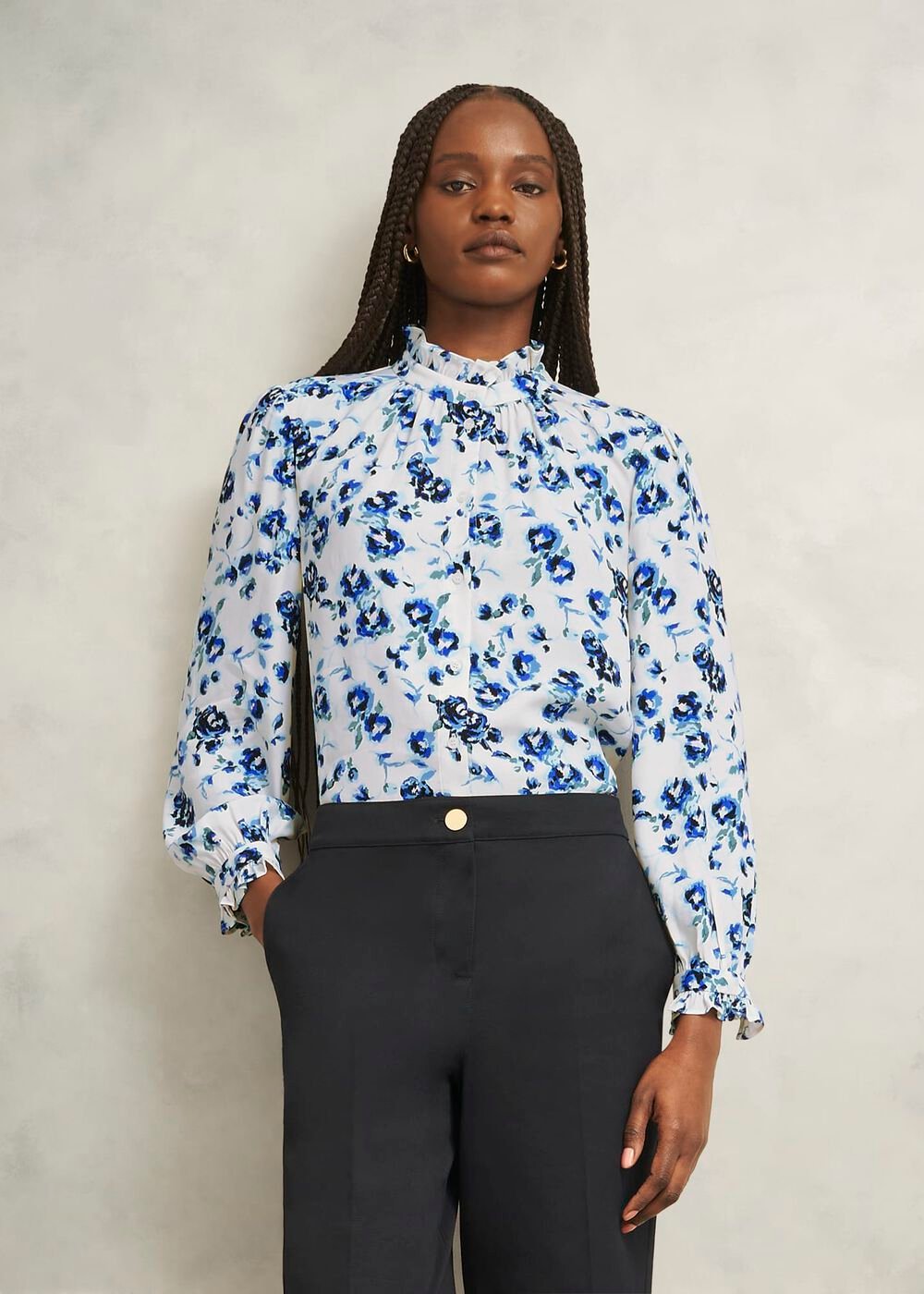 Elspeth Blouse, Ivory Multi, hi-res